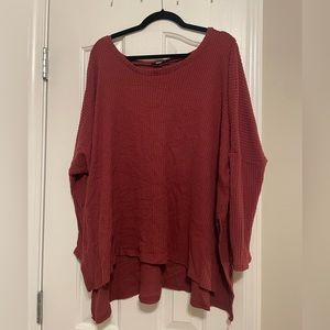 COMFY maroon lounge sweater, perfect condition!